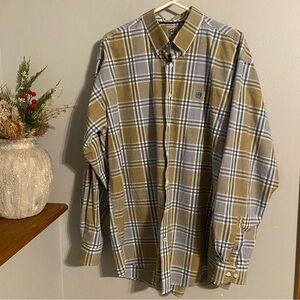 Mens Cinch Long Sleeve Button Up Dress Shirt. Sz L